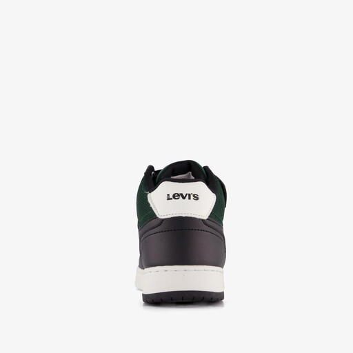 Levi’s Kick Mid hoge jongens sneakers zwart groen