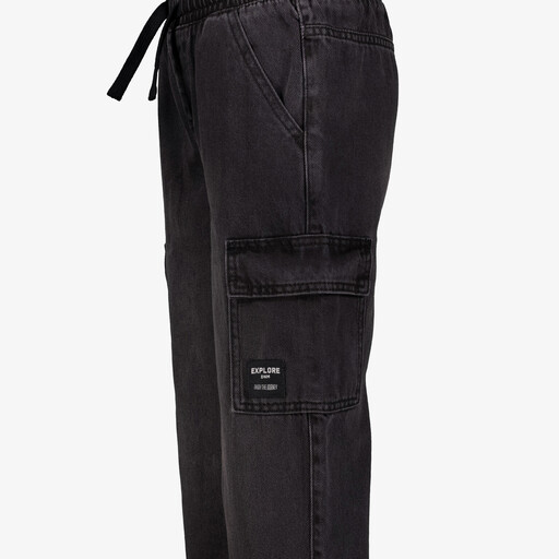 Jongens cargo broek grijs