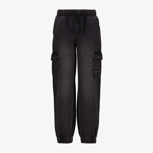 Jongens cargo broek grijs