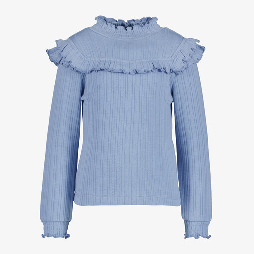 Meisjes longsleeve blauw