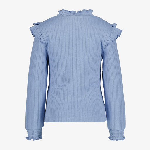 Meisjes longsleeve blauw
