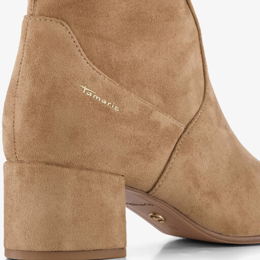 Hoge dames stretchlaarzen beige