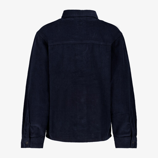 Jongens corduroy overhemd donkerblauw