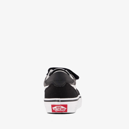 Brooklyn LS V Scribble Check kinder sneakers zwart