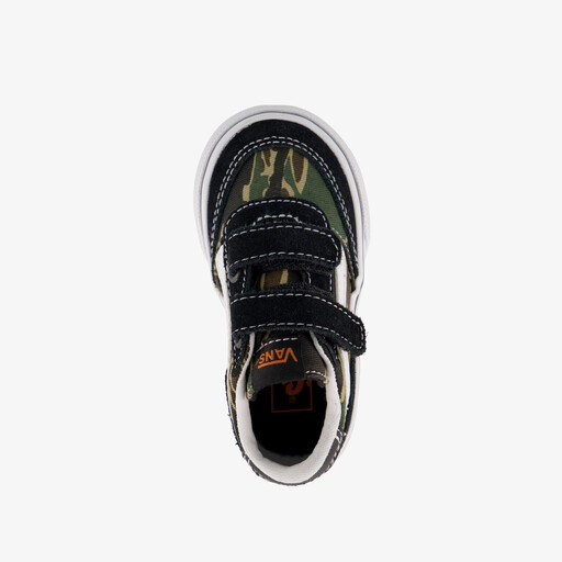 Brooklyn LS V Camo kinder sneakers zwart