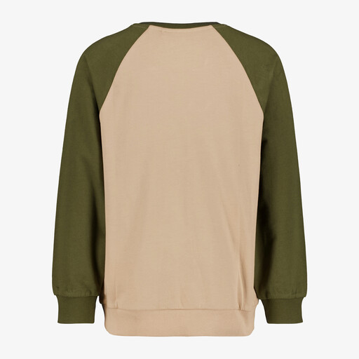 Name It Vildar jongens sweater beige groen