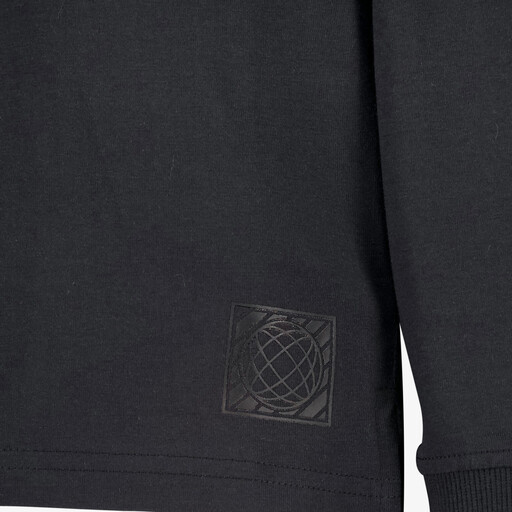Jongens shirt met backprint donkerblauw