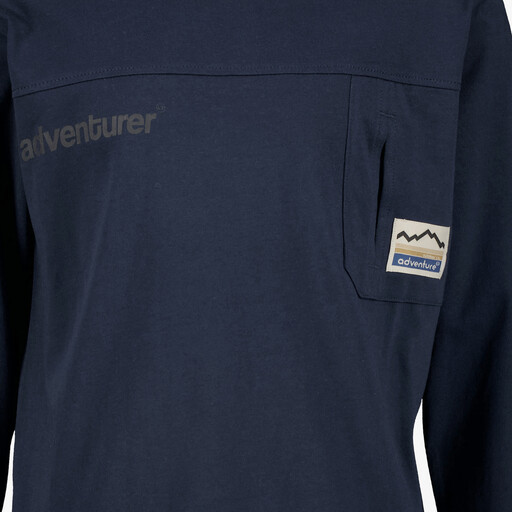 Jongens shirt donkerblauw