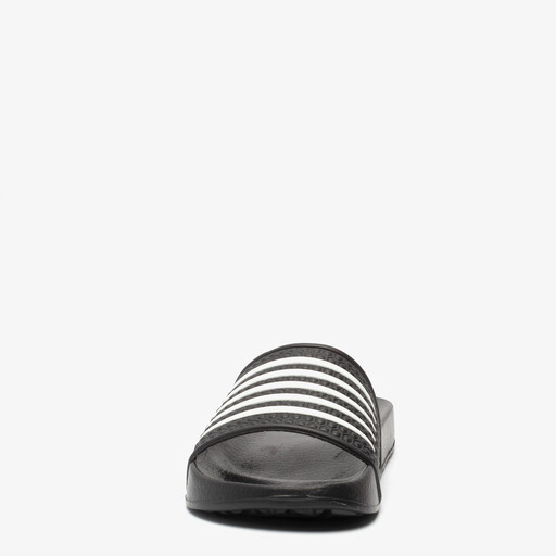 Dames badslippers zwart