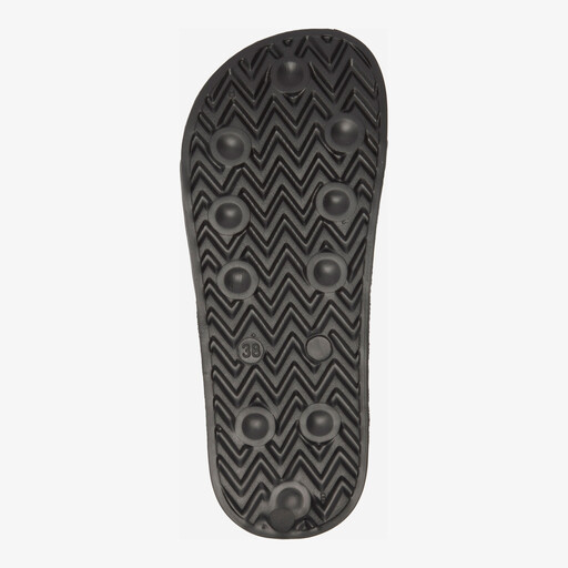 Dames badslippers zwart