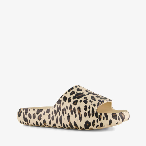 Adilette Lumia dames badslippers beige bruin