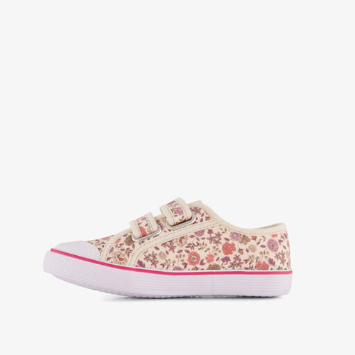Meisjes gymschoenen met bloemenprint