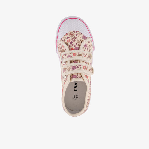 Meisjes gymschoenen met bloemenprint