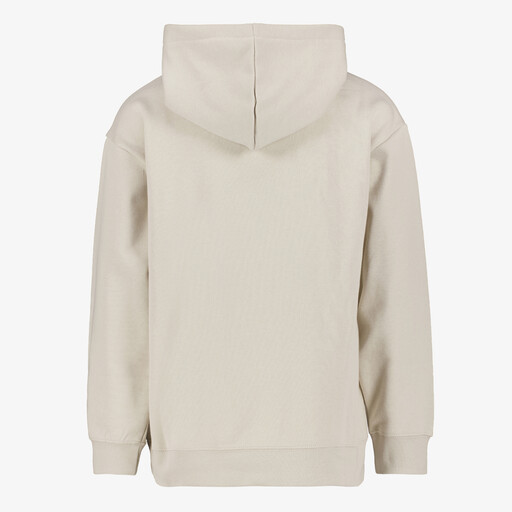 ESS Centered Cat Logo kinder hoodie cremekleurig