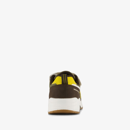 Jongens sneakers bruin groen
