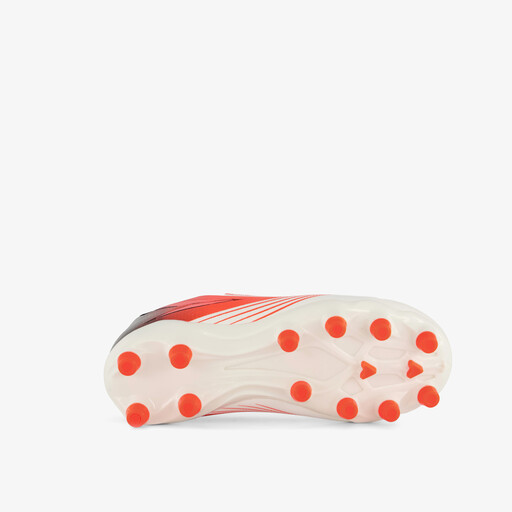 Aura MG kinder voetbalschoenen wit oranje