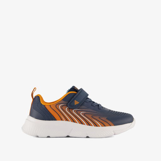 Kinder sportschoenen blauw oranje