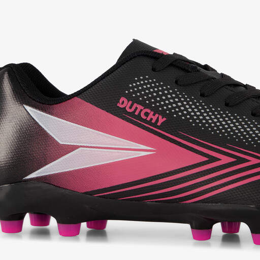 Aura MG dames voetbalschoenen zwart roze