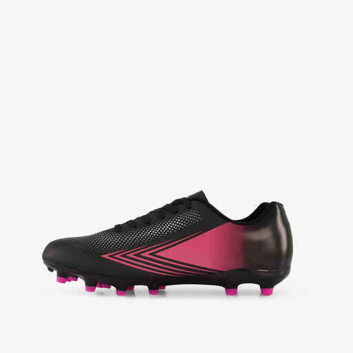 Aura MG dames voetbalschoenen zwart roze