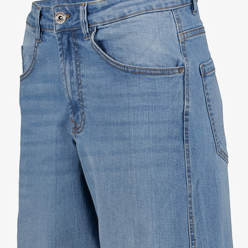 Dames barrel jeans medium blauw lengte 31