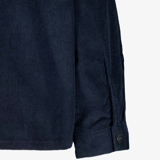 Jongens corduroy overhemd donkerblauw