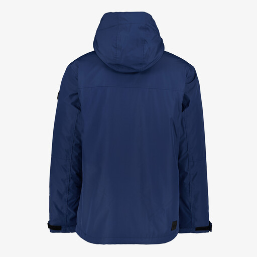 Waterdichte heren regenjas blauw