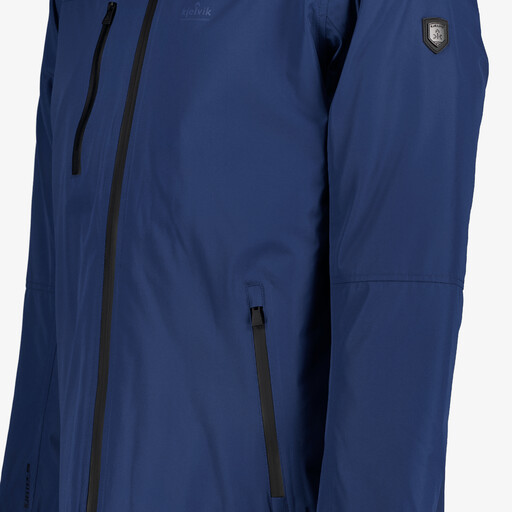 Waterdichte heren regenjas blauw