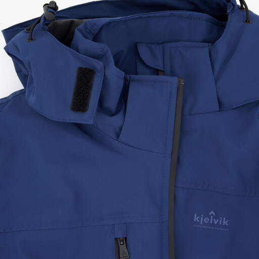 Waterdichte heren regenjas blauw