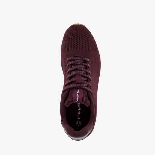 Hush puppies sneakers dames brodeauxrood
