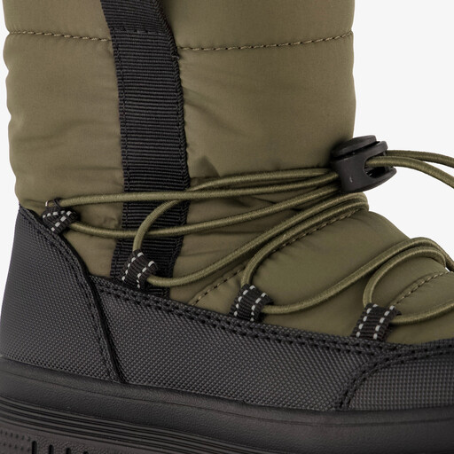 Gevoerde jongens boots groen zwart