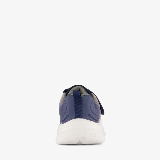Meisjes sportschoenen blauw beige
