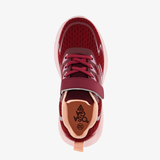 Meisjes sportschoenen rood roze