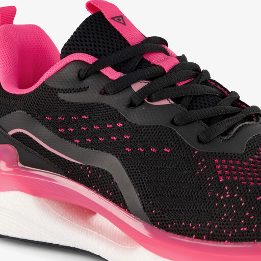 Dames fitnessschoenen zwart roze