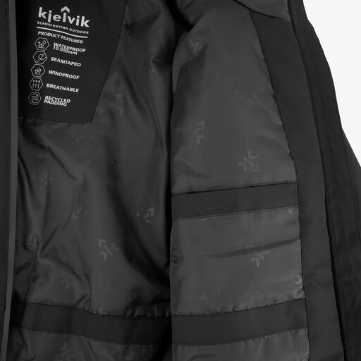 Waterdichte dames outdoor jas zwart
