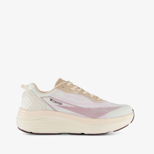 Hestia dames hardloopschoenen beige roze
