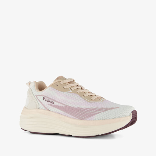 Hestia dames hardloopschoenen beige roze