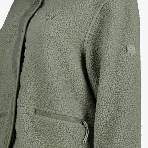 Dames fleece vest groen