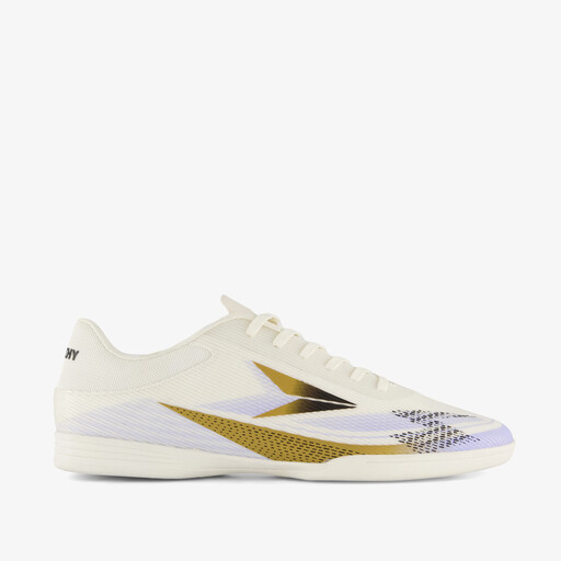 Ultimate heren zaalvoetbalschoenen IC wit goud