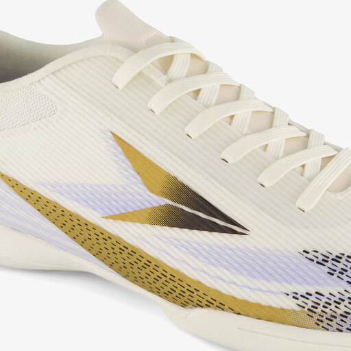 Ultimate heren zaalvoetbalschoenen IC wit goud