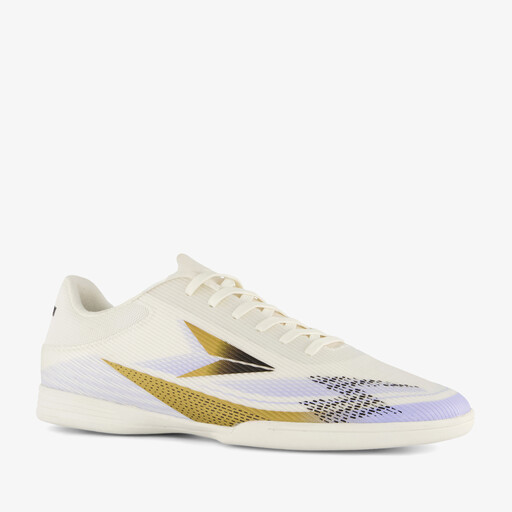 Ultimate heren zaalvoetbalschoenen IC wit goud