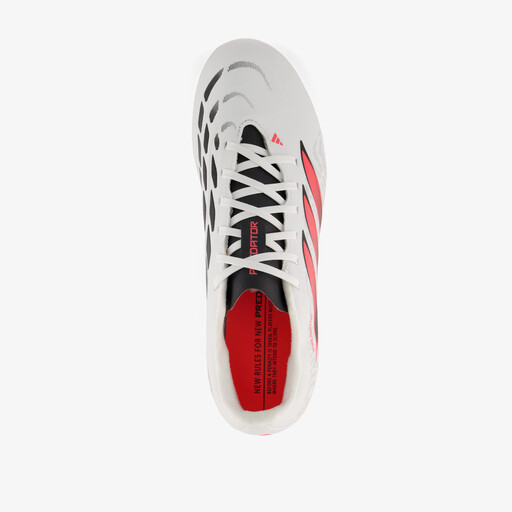 Predator Club MG heren voetbalschoenen wit rood