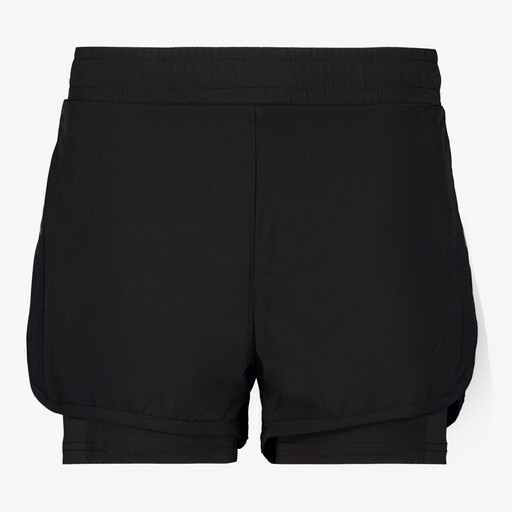 Dry meisjes hardloopshort zwart