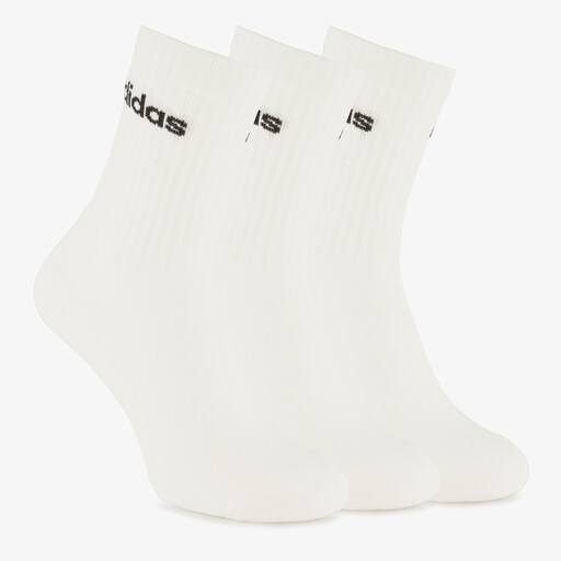 3-pack unisex sokken wit