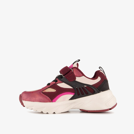 Meisjes dad sneakers rood paars