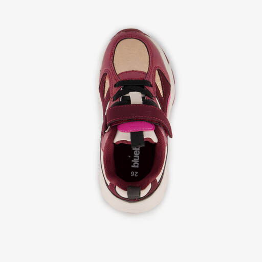 Meisjes dad sneakers rood paars