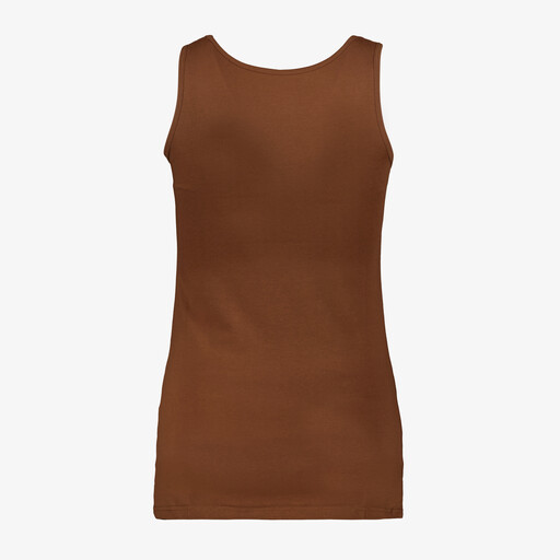 Dames singlet bruin