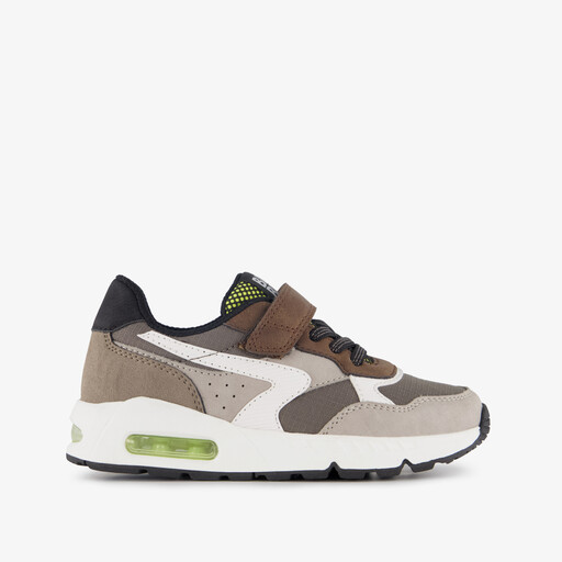 Jongens sneakers met airzool bruin