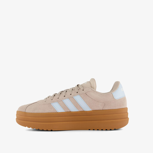 VL Court Bold suede dames sneakers beige