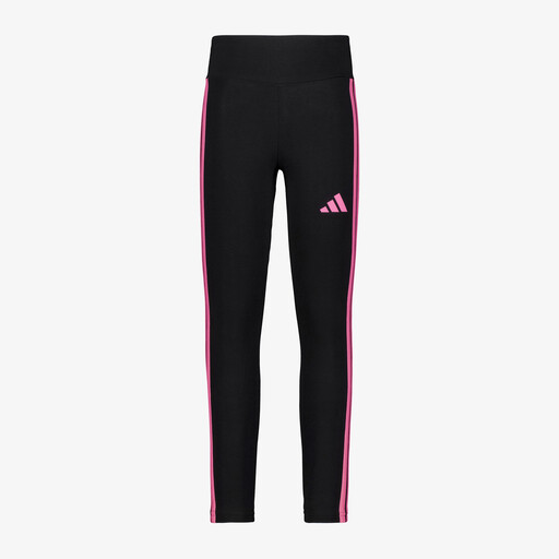 Essentials 3-Stripes meisjes sportlegging zwart