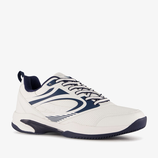 Heren padelschoenen wit blauw